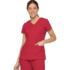 Stock Großhandel Custom Ladies Scrubs Krankenhaus Krankens ch wester Uniform für Frauen Ärzte Uniformen Medical Scrub