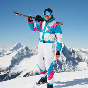 ชุดสกีผู้ชายคุณภาพสูงแบบมีฮู้ด ซิป ระบายอากาศ กันน้ำ ออกแบบเองได้ ผลิตอย่างมืออาชีพ - Product Image 4