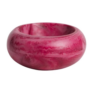 Cuencos de resina coloridos para servir, color cereza intenso, hechos a mano, cuencos decorativos, vajilla moderna de resina epoxi para cocina y comedor. - Product Image 3