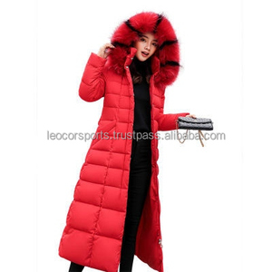 Custom <b>Women's</b> <b>Long</b> Winter Coat Thick <b>Puffer</b> <b>Jacket</b> with Detachable Fur Collar and Soft Comfortable Fabric - Product Image 5
