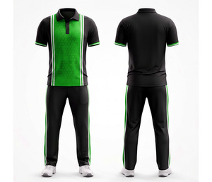 Durable <b>Cricket</b> Uniform Set for Professional Players | Men Women Youth <b>Cricket</b> Wears Polo Shirt and Trouser Full Team - Product Image 1