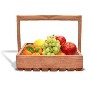 Panier de rangement en bois de qualité à l'exportation Fruits et légumes forme rectangulaire pour la maison Restaurant ustensiles de cuisine prix raisonnables FWE - Product Image 5