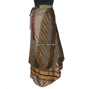 Nuevo al por mayor: Vestidos de playa coloridos, pareos reversibles vintage, faldas convertibles multiusos con diseños indios. - Product Image 4