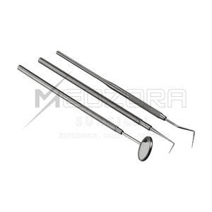 ชุดเครื่องมือตรวจทางทันตกรรมพื้นฐาน MEDZORA SURGICAL  ชุดเครื่องมือผ่าตัดทำจากเหล็กกล้าไร้สนิมสำหรับการผ่าตัดช่องปาก-ได้รับการรับรองมาตรฐาน CE - Product Image 4
