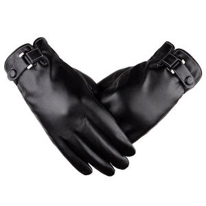 Gants de moto en cuir véritable pour hommes, couleur noire, compatibles écran tactile, pour le sport et la conduite, couleur personnalisable, Pakistan - Product Image 2