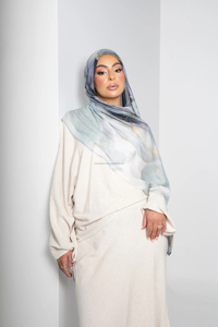 OEM Wholesale Lightweight Custom Modal Printed <strong>Hijab</strong> Ready To Ship Premium Breathable Long Stretchy For Muslim Women - Product Image 2