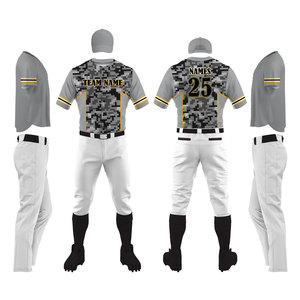 Men's Top Trending <b>Baseball</b> Uniform Sets Custom Logo/Colors Breathable Washed Short High-quality Quick Dry Sports Wholesale - Product Image 6