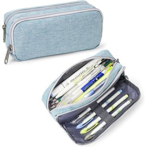 Astuccio per Matite Della Gao di Grande Capacità, Blu Chiaro, per Adulti, Nuovo Astuccio e Borsa per Matite di Grande Capacità - Product Image 1