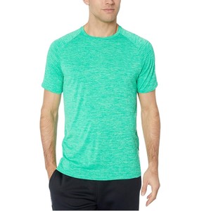 เสื้อยืดคอกลมแขนสั้นผู้ชาย สีพื้น ย้อมสีทั้งตัว ผ้าถัก ทรงปกติ แห้งเร็ว ระบายอากาศได้ดี เหมาะสำหรับใส่ลำลอง ออกกำลังกาย ODM - Product Image 2