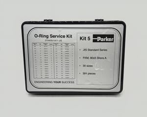 Kit de juntas tóricas Parker para FKM90A JIS Shore A negro 370405V1411-JIS KIT #5 - Product Image 2
