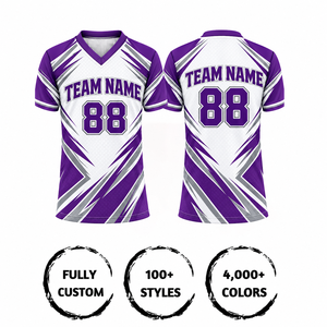 เสื้อเบสบอลคอวี แขนสั้น พิมพ์ลายแบบซับลิเมชั่น ระบายเหงื่อได้ดี ผลิตจากโพลีเอสเตอร์ 100% สำหรับผู้ใหญ่ ใส่ได้ทั้งชายและหญิง ออกแบบชื่อทีมได้ - Product Image 4