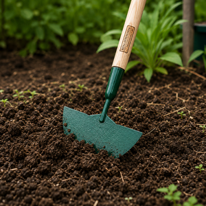 Bêche de jardin en acier au carbone avec manche en bois |   Pelle à main pour planter, désherber, cultiver le sol, pour la ferme, la cour et l'extérieur - Product Image 3