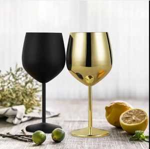 Gold Plated Stainless Steel Champagne Flutes Unbreakable Metal Toasting <b>Glass</b> Luxury Cocktail <b>Goblet</b> Wedding Barware - Product Image 6