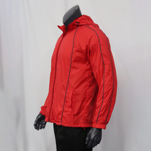 New Arrival Custom Color <b>Pullover</b> Windbreaker <b>Jacket</b> for <b>Men</b> Sport Polyester Canvas Windproof Coated Versatile Outdoor Canvas - Product Image 3