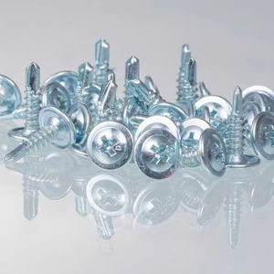 Tornillo Autoperforante de Cabeza de Alas M5x25 de Grado de Construcción con Arandela Grande para Lámina de Acero Delgada - Product Image 1