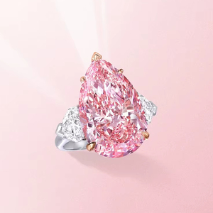 Moissanite de qualité supérieure cultivée en laboratoire CVD, taille poire, avec certification IGI pour la fabrication de bijoux - Product Image 1