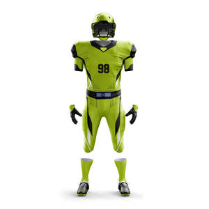 Wholesale Rate American Football Jersey And <b>Shorts</b> Set For Unisex Custom Logo Polyester Material American Football Uniform - Product Image 1