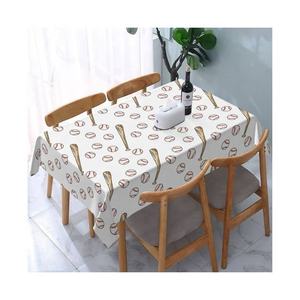 Tailor-Made Cotton Embroidered Rectangular Table Cover Digital <b>Rectangle</b> Dust Proof Kitchen Dining Party Fabric Table Cloth - Product Image 1