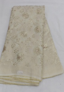 Pure Tissue Sequence Fabric 75 GSM 44 Inch Width Shimmering Sequence Work Material for Boutique Ethnic Wear and Designer Gowns - Product Image 5