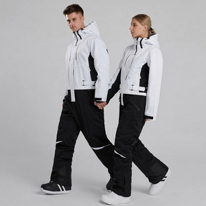 Nuevo Traje de Esquí Retro para Adultos, Chaqueta de Snowboard, Mono de una Pieza con Cremallera, Transpirable, Unisex, Invierno, Nailon/Algodón - Product Image 3