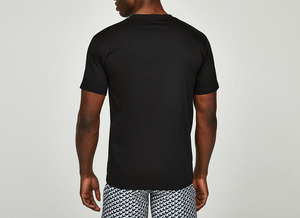 Men's Short Sleeve T-<b>Shirt</b> With <b>Geometric</b> Pocket Pattern Regular Fit O-Neck Casual Jersey Knitted Top - Product Image 2
