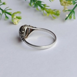 Anillo de piedra lunar natural hecho a mano en plata de ley 925, anillo minimalista, joyería para uso diario, regalo de boda para mujer - Product Image 6