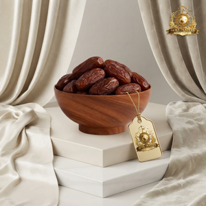 Natural Wooden Date Bowl And Moon Lid Storage Container Set Handcrafted <b>Tableware</b> For Ramadan And Festive Dining - Product Image 5