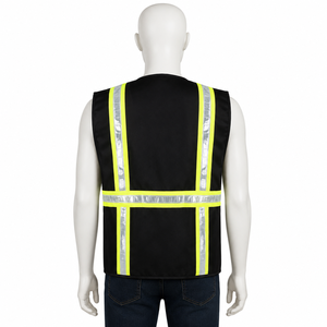 Chaleco de Seguridad de Alta Visibilidad con Múltiples Bolsillos, Ropa de Trabajo Reflectante Resistente para Construcción e Industria, Soporte OEM - Product Image 2