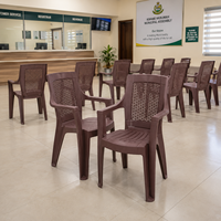 Fauteuil sphérique moderne en plastique MYSTIQUE, portable, durable, empilable, pour l'extérieur, hôtels, hôpitaux, appartements, écoles, villas, salons