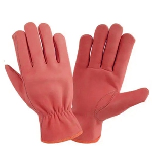 Gants de sécurité en cuir de chèvre de haute qualité avec manchette élastique antidérapante pour l'entraînement, protection confortable pour la voiture - Product Image 4