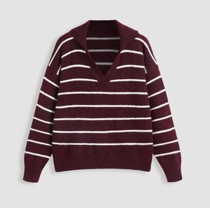 Suéter de Punto Estilo Universitario, Jersey de Punto de Calidad, Diseño Simple, para Mujeres Profesionales, Transpirable - Product Image 1