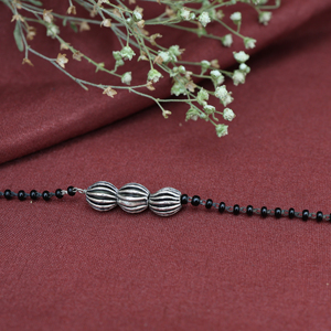 925 Sterling Silver Glass <b>Bead</b> <b>Bracelet</b> for Women Black <b>Bead</b> Jewelry Gift Wholesale Online Handmade Wholesale Jewelry Bulk Her - Product Image 3