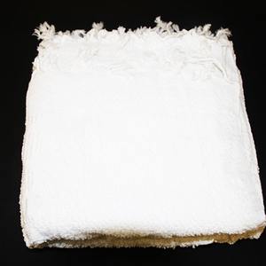 Ensemble Ihram Compressé Jacquard Tricoté 100% Coton Blanc Anti-statique Respirant Élégant Qualité Professionnelle 2 Pièces pour Hommes Adultes Hajj Umrah - Product Image 3