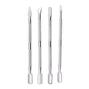 Herramientas Profesionales para el Cuidado de las Uñas, Empujador de Cutículas, Cuchilla Curva de Doble Cara, Apertura de Mandíbula Ancha, Acero Inoxidable Sostenible - Product Image 1