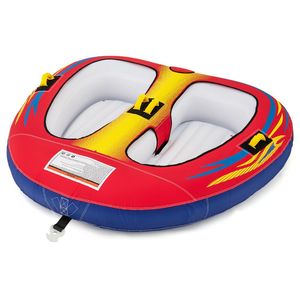 Tubo Gonfiabile Trainabile per 1 o 2 Persone per Nautica con Drenaggio, Tubi Trainabili Durevoli per Sport Acquatici - Product Image 4