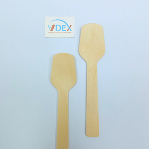 Cuillère en bois Offre Spéciale Couverts Cuillère 105mm avec bol rond pour yaourt, dessert, soupe,... Article durable - Product Image 3