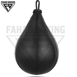 Mini Round <b>Boxing</b> Speed <b>Ball</b> Bag Best Selling Customized Logo Premium Quality Black Color Heavy-Duty Oxford Fabric Punching Bags - Product Image 2