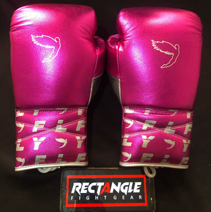 New Fly Model Kickboxing Competition Lace Up Boxing <b>Gloves</b> Cheap Price Genuine Cowhide Leather Sparring Muay Thai - Product Image 2