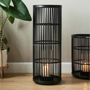 <b>Large</b> Wire <b>Pillar</b> <b>Candle</b> Holder With Handle Portable <b>Large</b> Lantern Christmas <b>Candle</b> Stand for Lighting Home Decoration - Product Image 5