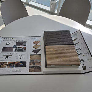 Tarima Compuesta Ecológica, Impermeable, Antideslizante, con Sistema de Enclavamiento, Cepillada, Coextruida, Ranurada, para Exteriores, Jardín, Piscina - Product Image 1