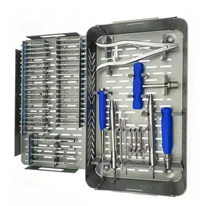 Orthopedic Broken <b>Screw</b> Removal Instrument <b>Set</b> Stainless Steel Surgical Kit Orthopedic <b>Screw</b> Extraction - Product Image 2