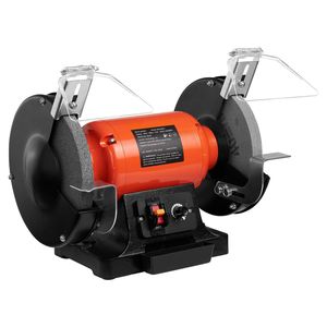 Smerigliatrice da Banco a Velocità Variabile da 8 Pollici, Motore a Induzione 550W 5.0A, Smerigliatrice da Tavolo con Grana 36/60, Velocità 2000-3450 RPM - Product Image 5