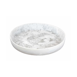 Eco-Friendly Disposable Polished Resin Bowls 9 Inches Stackable & Dishwasher Safe Stocked American Style Party <b>Dinnerware</b> - Product Image 4