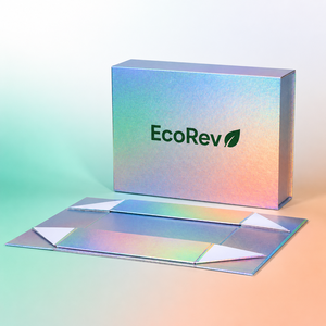 Custom Logo Embossed Shiny Holographic <b>Glossy</b> Matt Lamination Eco-Friendly Waterproof Recyclable <b>Paper</b> Rigid Corrugated - Product Image 4