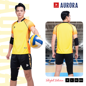 Ensemble de maillots de volley-ball gonflables unisexes de luxe, haute qualité, 100% polyester, couleurs personnalisées pour le terrain, bon prix, AURORA JP - Product Image 2