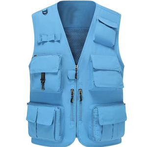 Chaleco de Pesca Negro Personalizado con Múltiples Bolsillos, Transpirable, Táctico, para Caza y Safari, Fabricado Directamente en Fábrica - Product Image 3