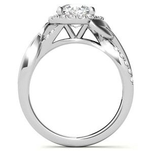 Bague en Moissanite taillée, en argent sterling 925 plaqué or, pour fiançailles, mariage, anniversaire, promesse de mariage, bijoux de luxe - Product Image 4