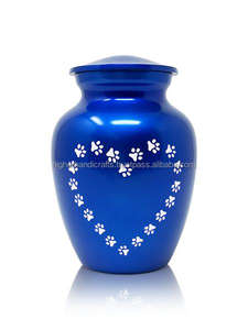 Urna de cremación para cenizas, recuerdo de colibrí rosa con caja de textura, suministros funerarios - Product Image 3