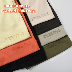 กางเกงขาสั้นลำลองผ้าฝ้ายแท้ 100% เอวกลาง สีพื้น ผ้าเฟรนช์เทอร์รี่ สำหรับผู้ชาย คุณภาพพรีเมียม รับผลิตแบรนด์ส่วนตัว ขายส่งจากโรงงาน - Product Image 4