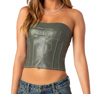 High Quality Durable Leather <b>Top</b> for Women Customized Logo OEM Service Street Wear Casual Hot Sale for Adults in Winter - Product Image 1